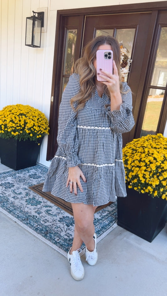 Gina Gingham Dress