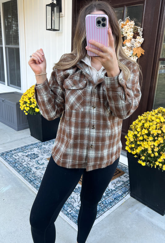 Hooded French Terry Flannel