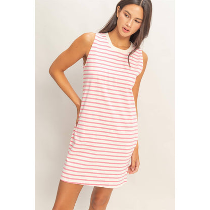Runaround Stripe Mini Dress