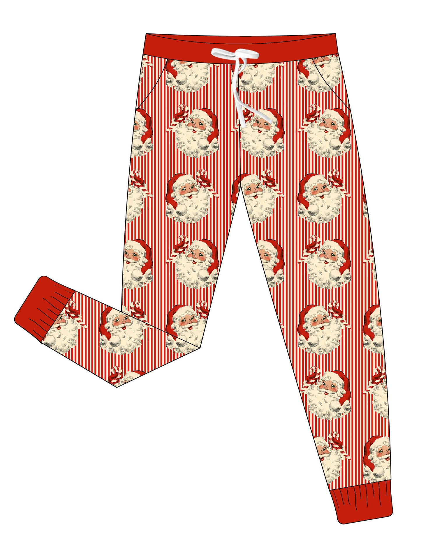 Bamboo Adult Joggers - Christmas