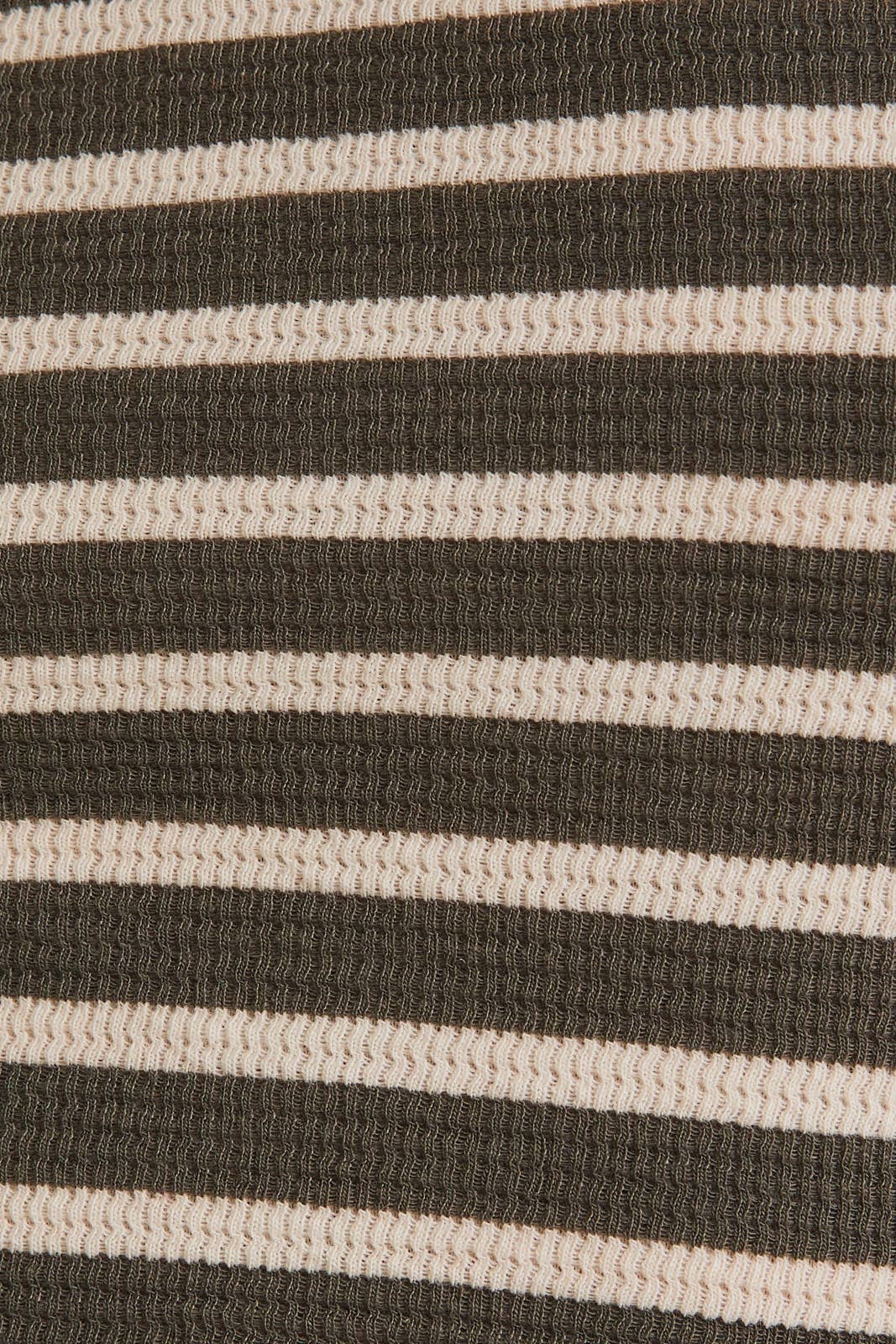 Elise Wrap Mini Dress - Olive Stripe