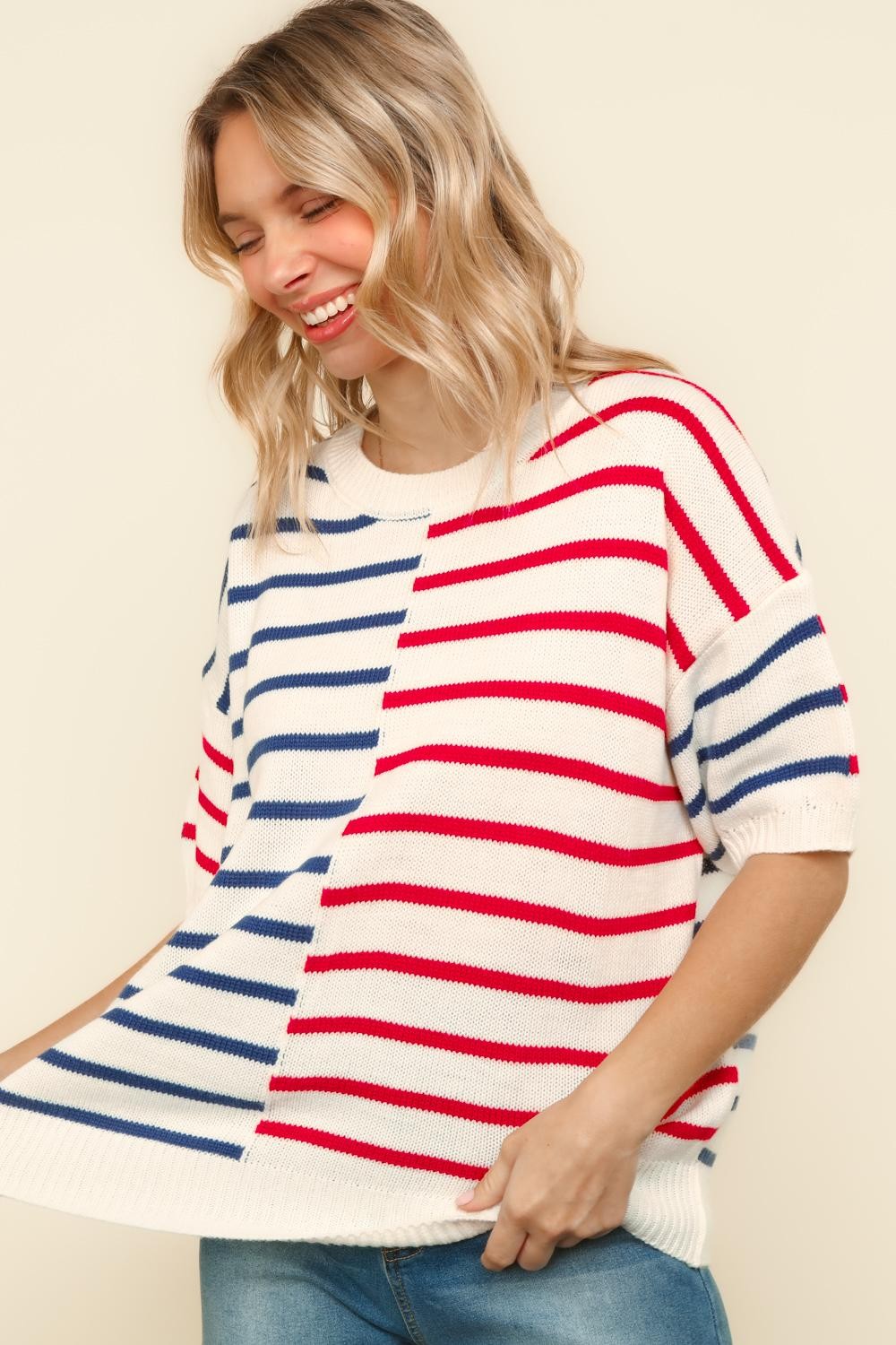 Stars & Stripes Sweater Top