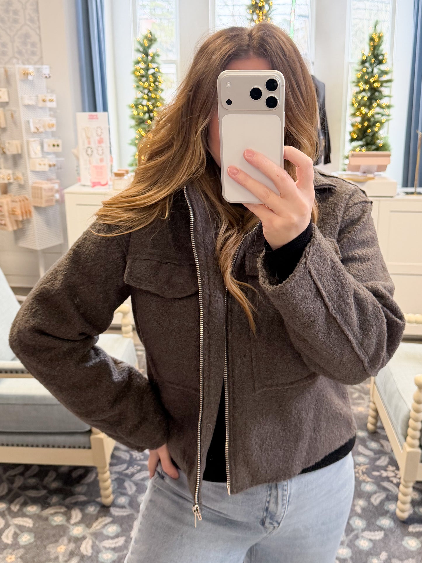 The Monroe Boucle Jacket