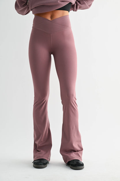 Venice Crossover Waist Yoga Pants