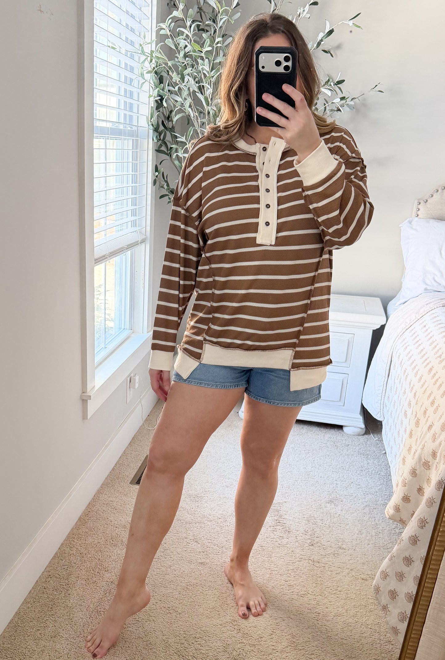 Easy Going Stripe Henley