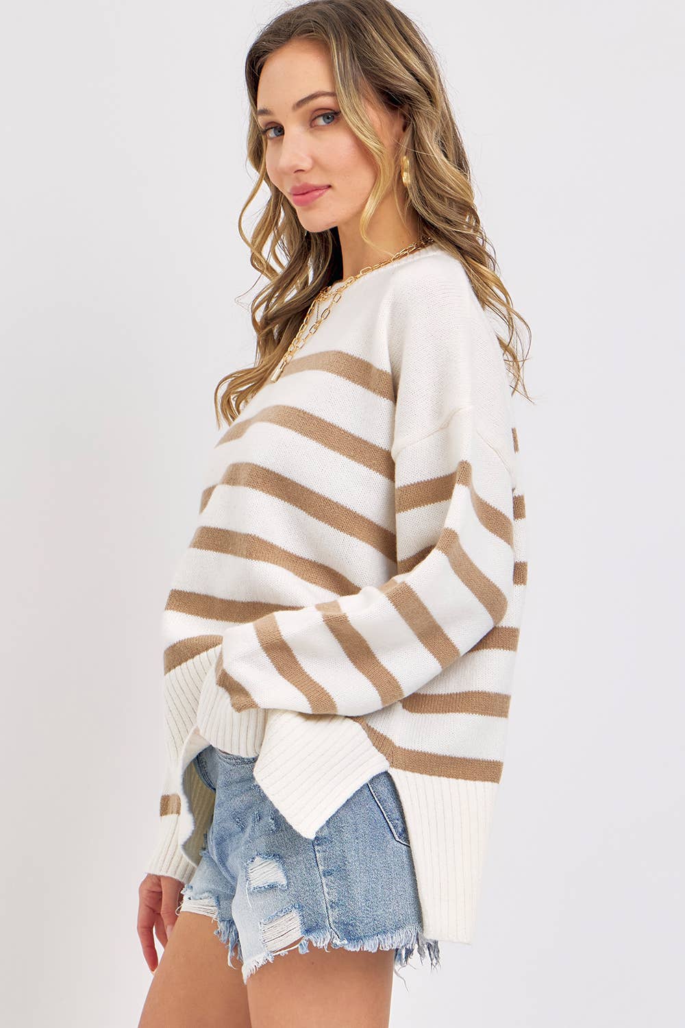 Millie Oversized Striped Sweater