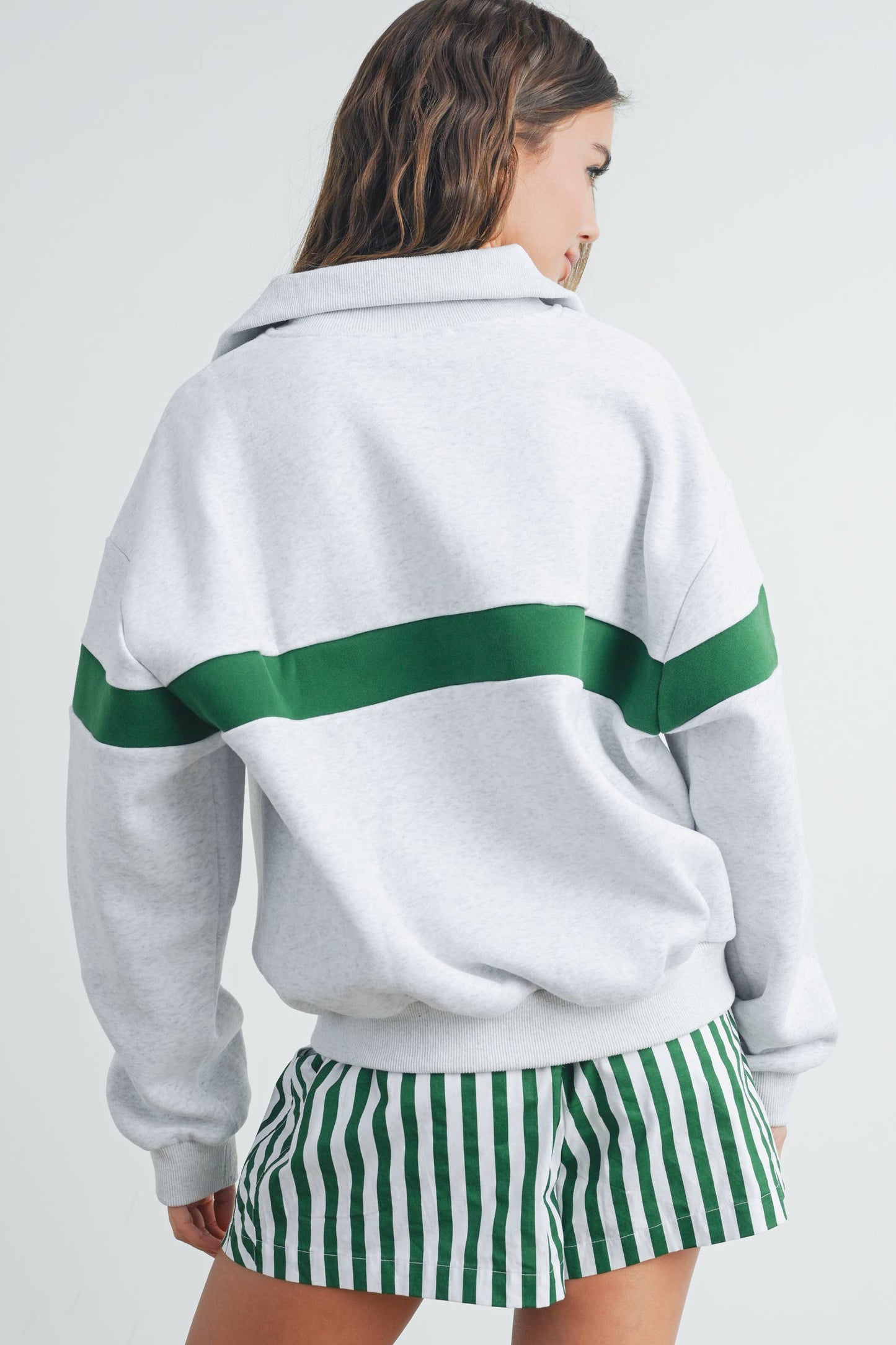 Greenlight Half Zip Sweatshirt