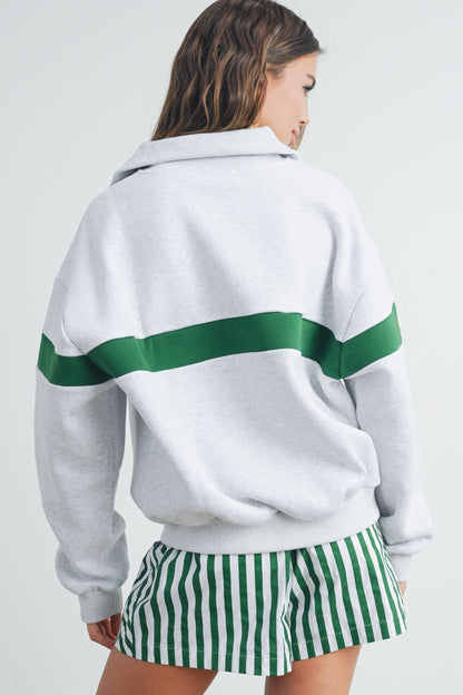 Greenlight Half Zip Sweatshirt