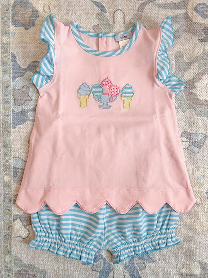 Ice Cream Girls Bloomer Set