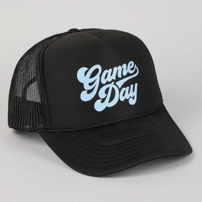 Game Day Lettering Logo Print Foam Trucker Hat