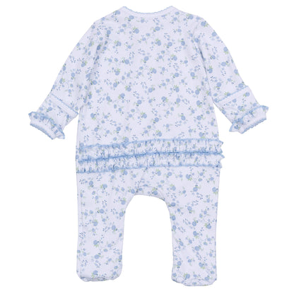 Skylar's Classics Print Zip Footie