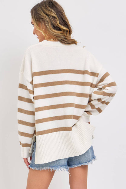 Millie Oversized Striped Sweater