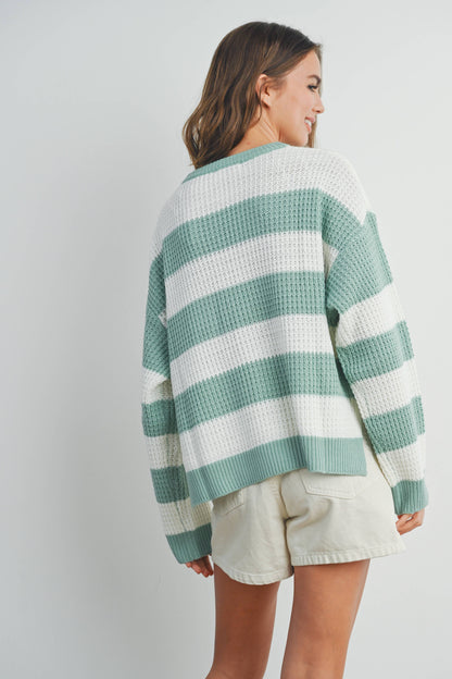 Fresh Air Striped Sweater
