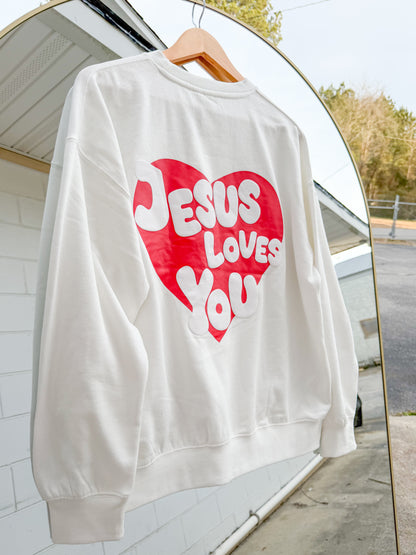 Jesus Loves You Crewneck