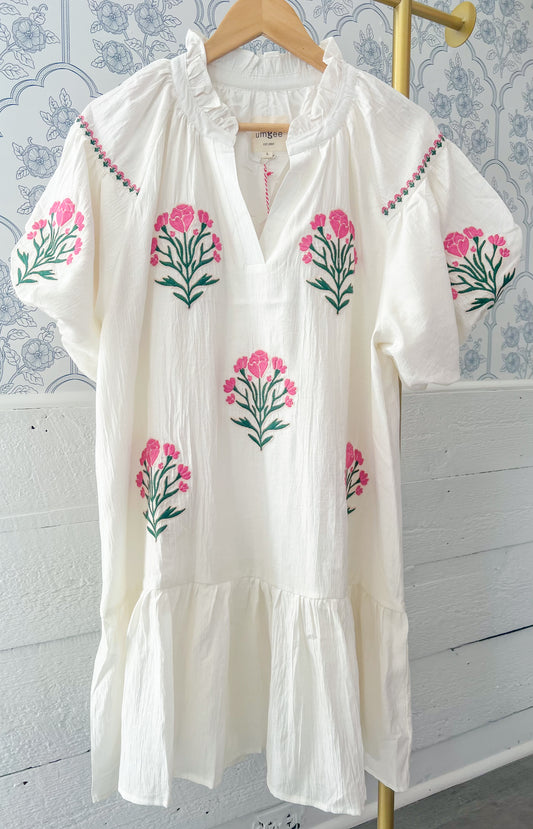 Blossom Lane Embroidered Dress