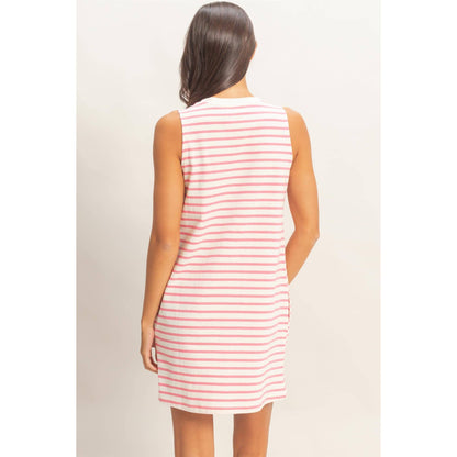 Runaround Stripe Mini Dress