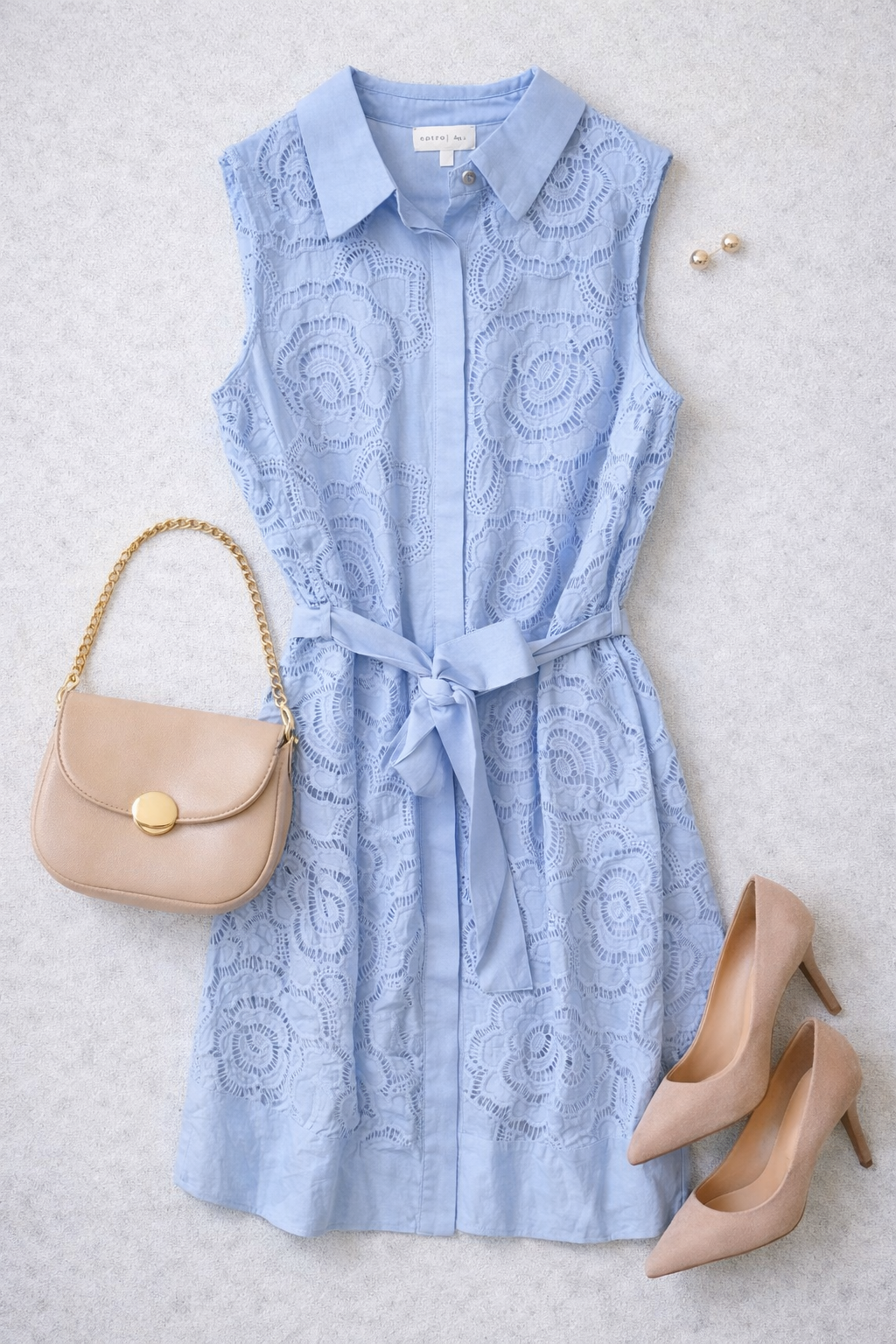 garden party lace dress Blue Lace Midi Dress: Wedding Guest Dress, Garden Party Dress