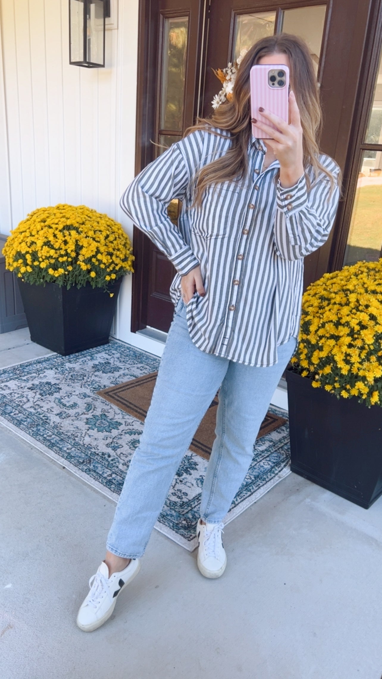 The Blake Stripe Button Down