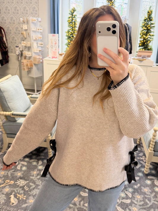 Maeve Ribbon Sweater