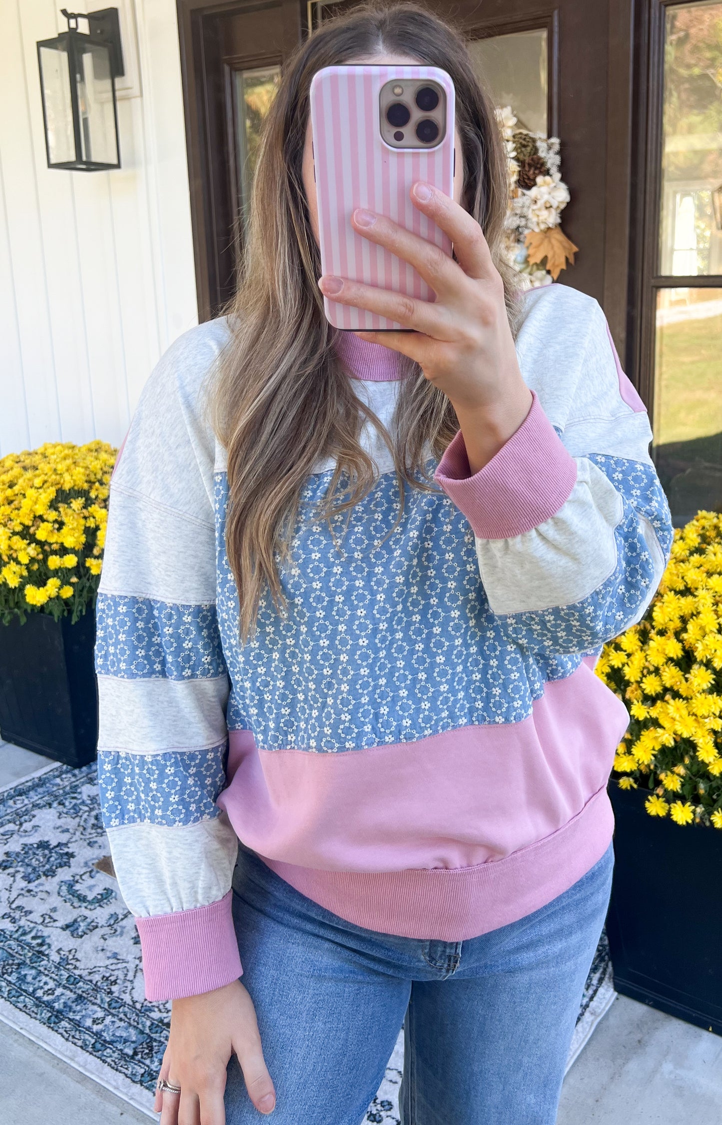 The Chandler Patchwork Pullover