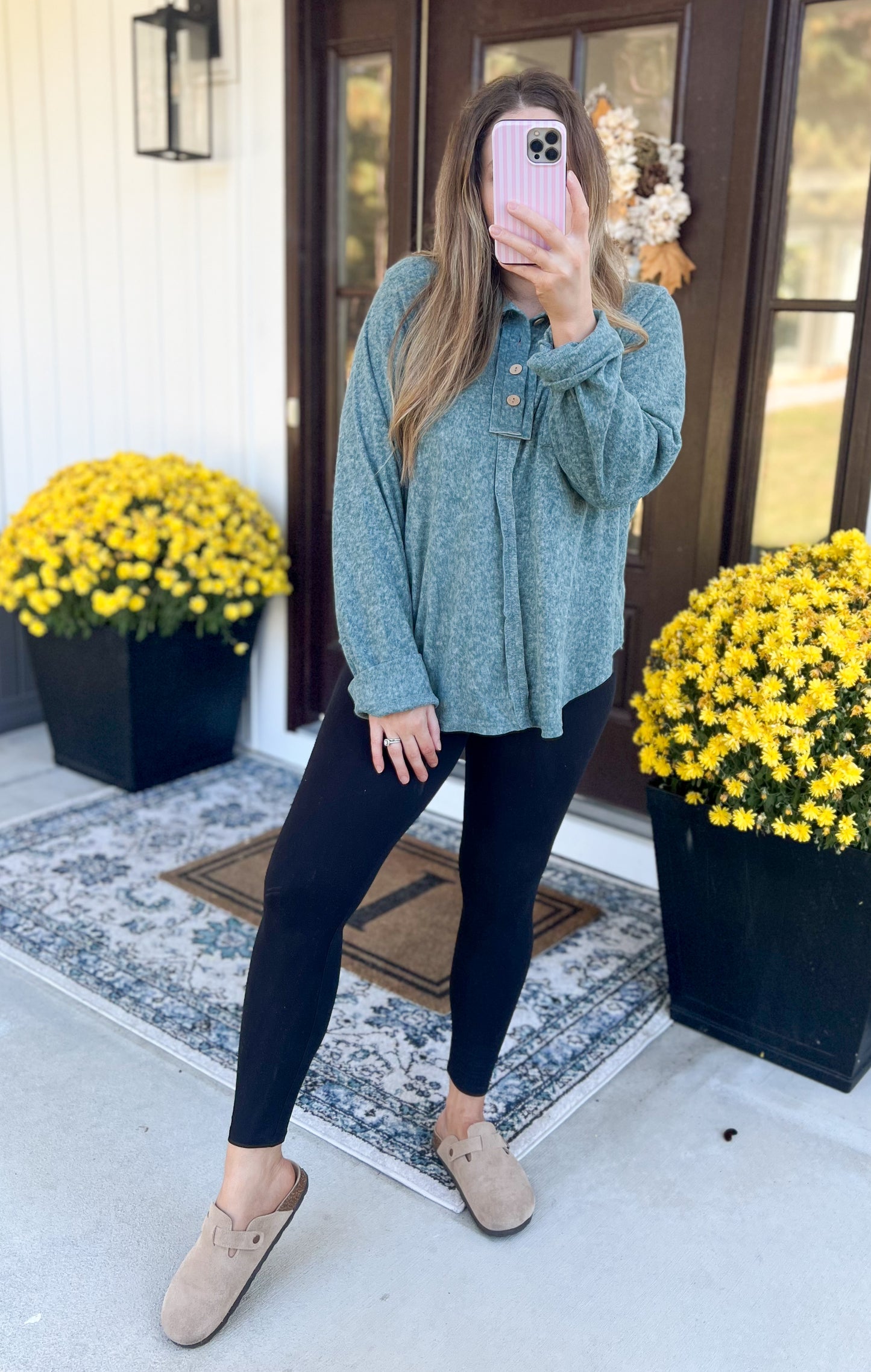 Calloway Fleece Henley