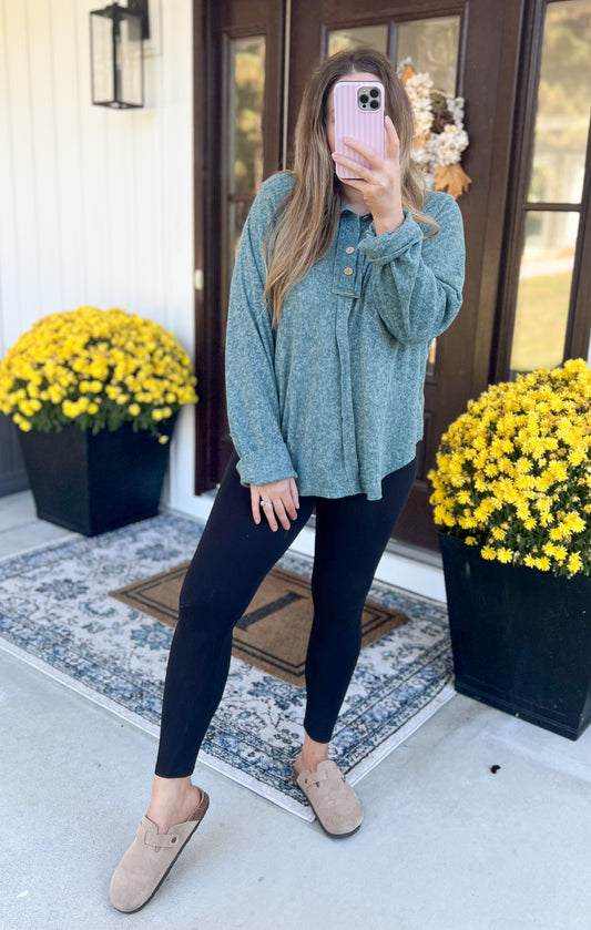 Calloway Fleece Henley