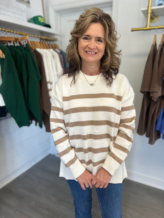 Millie Oversized Striped Sweater