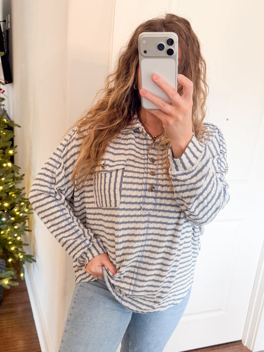 Not So Basic Stripe Pullover