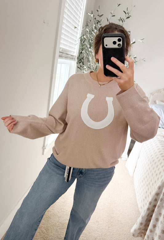 Lucky Days Horseshoe Sweater