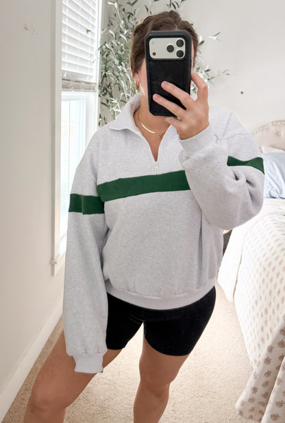 Greenlight Half Zip Sweatshirt
