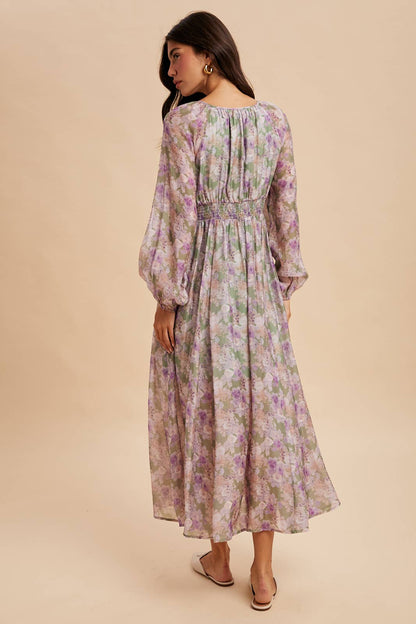 Marigold Bloom Maxi Dress