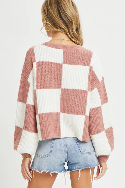 Harper Checkprint Sweater
