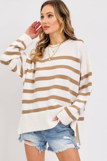 Millie Oversized Striped Sweater