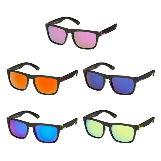 Polarized - Pop Color Wrap Sunglasses