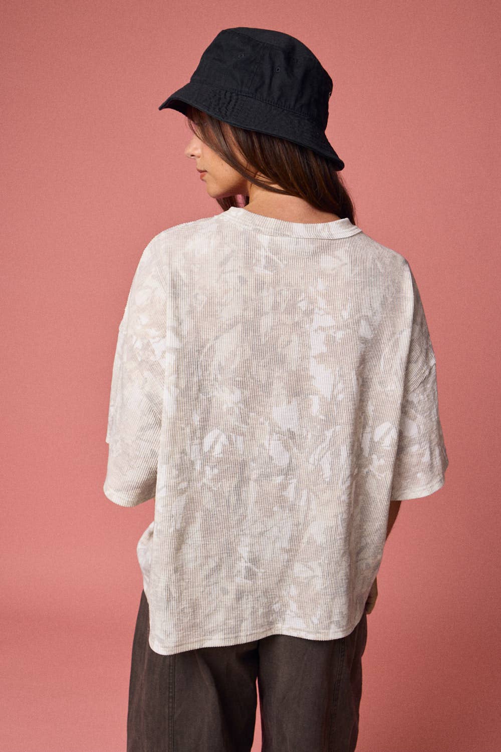 Washed Weekend Camo Ribbed Tee