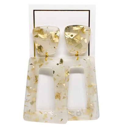 LINNY CO Kennedy Earrings - Gold Confetti