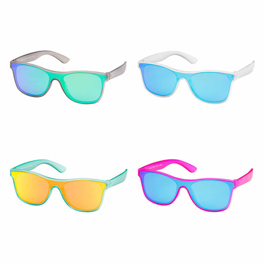 Pop Color Mirror Frames Kids Sunglasses