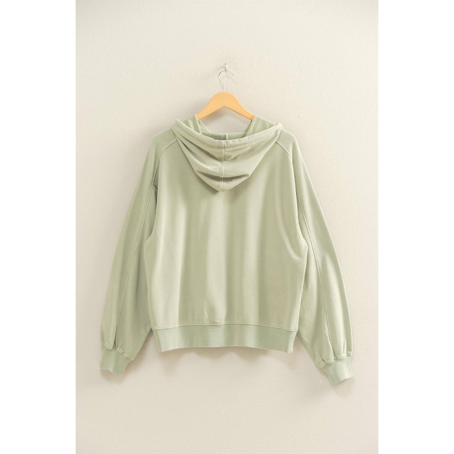The Hallie Hoodie - Sage