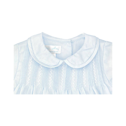 Romper with Pintucks - White