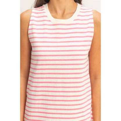 Runaround Stripe Mini Dress