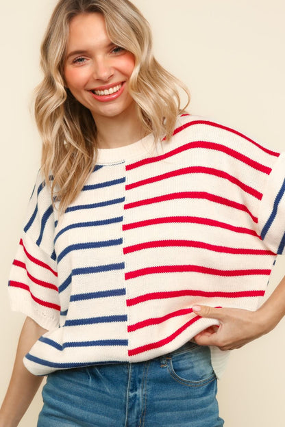Stars & Stripes Sweater Top