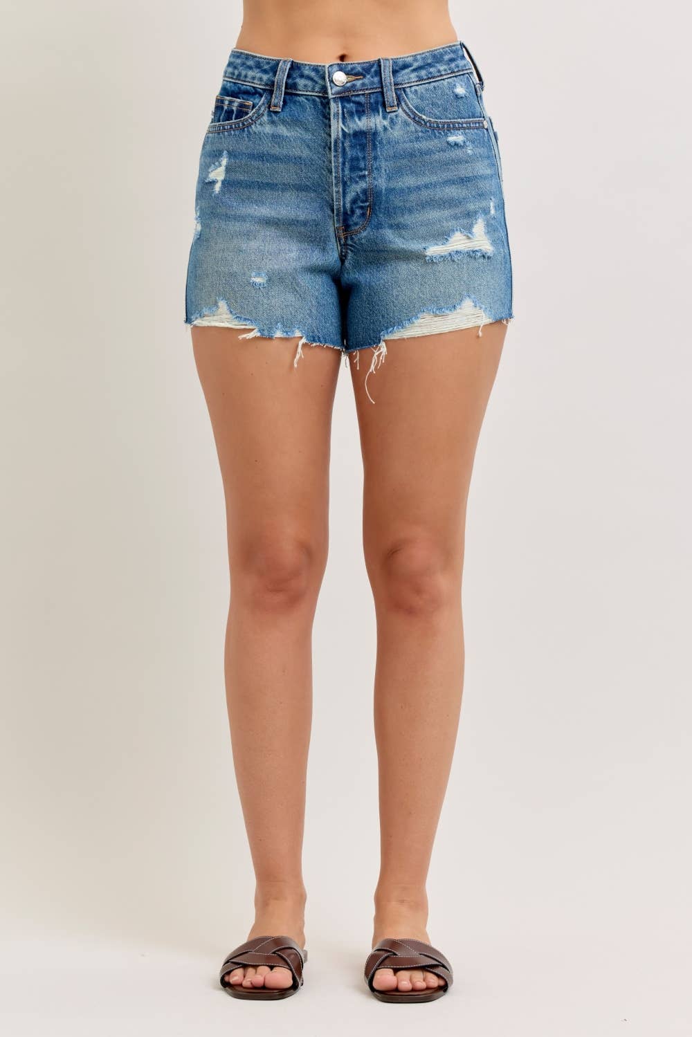 Judy Blue HW Rigid Magic Cut Off Short
