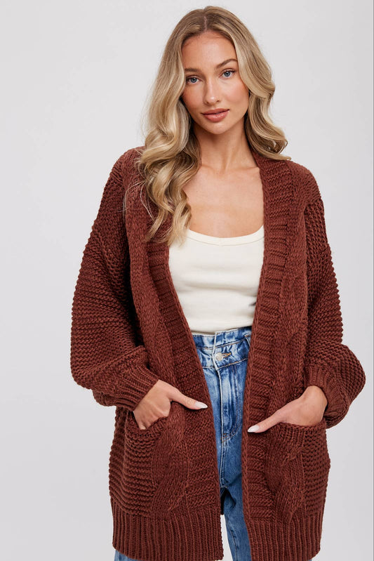The Caroline Cable Knit Cardigan