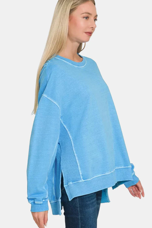 French Terry Pigmented Pullover