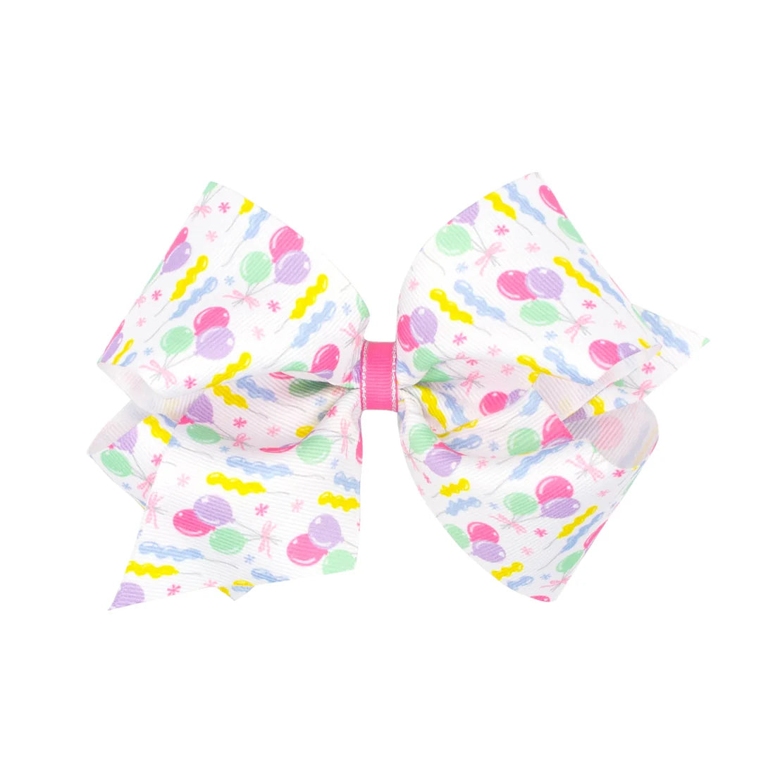 Printed Grosgrain Bow - Medium