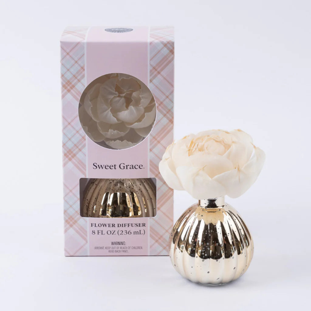 Sweet Grace Plaid Flower Diffuser