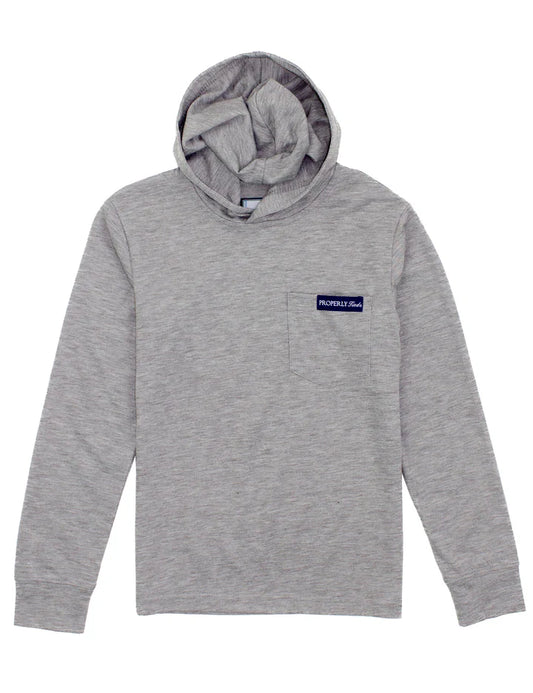 Boys Portland Hoodie - Heather Gray