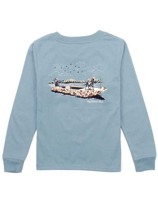Boys Boat Ride LS Tee