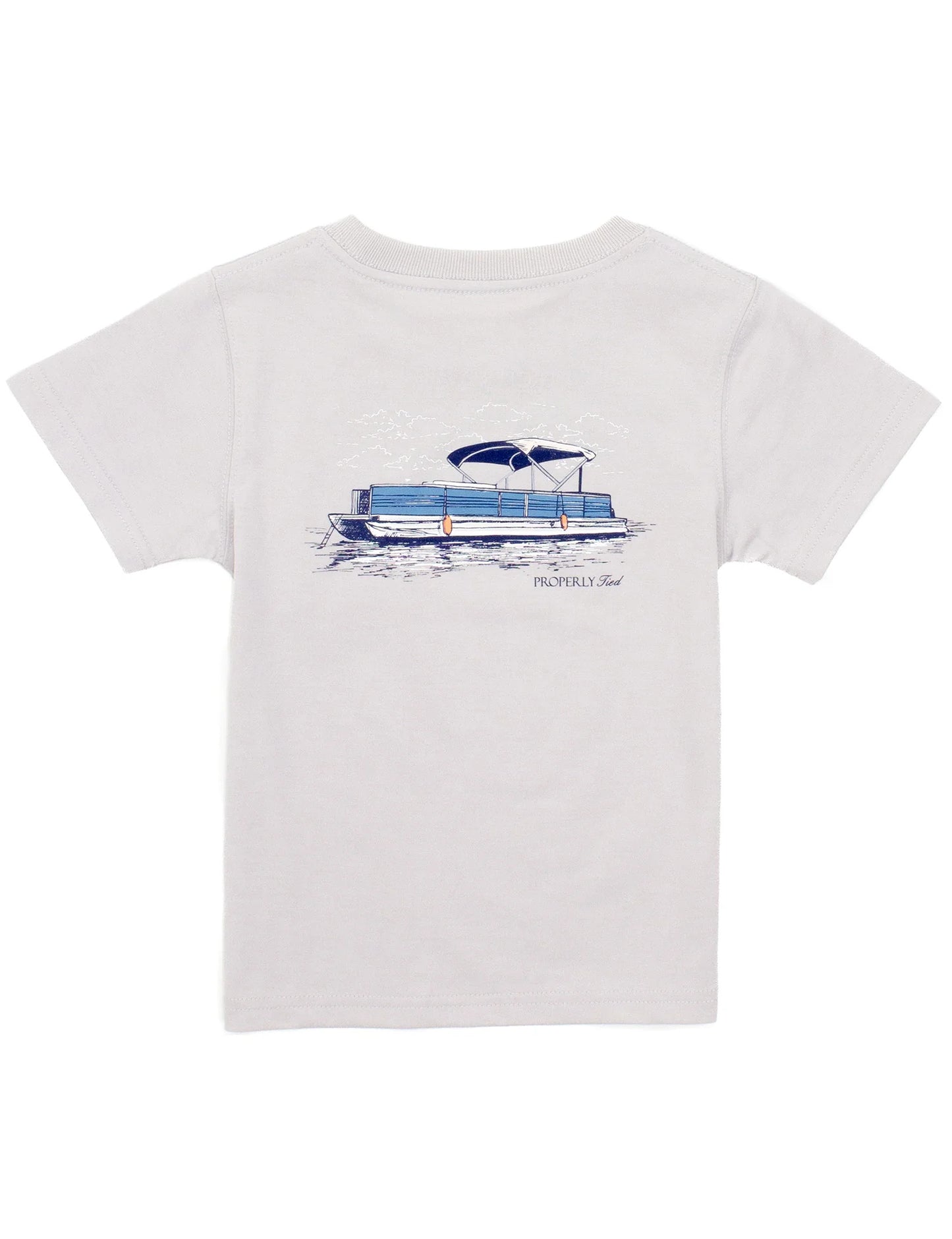 Boys Party Barge SS Ice Grey