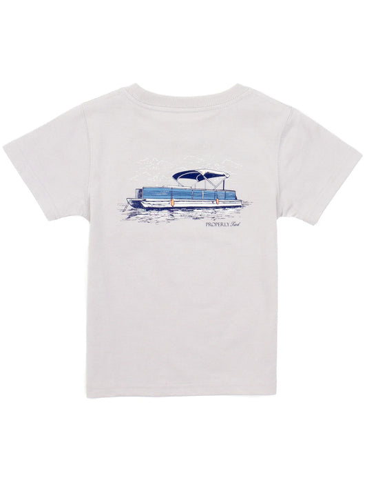 Boys Party Barge SS Ice Grey